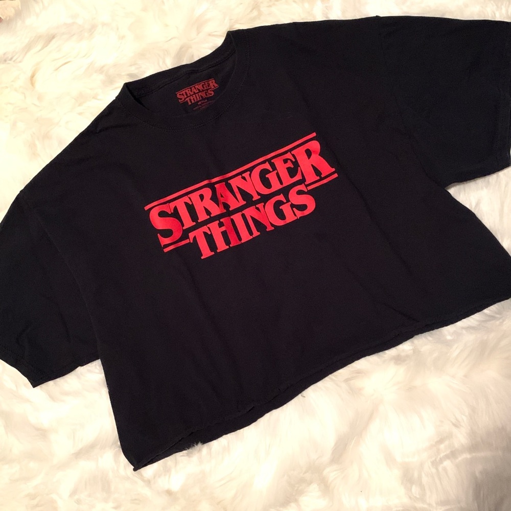 Stranger Things Crop Top Sz XL